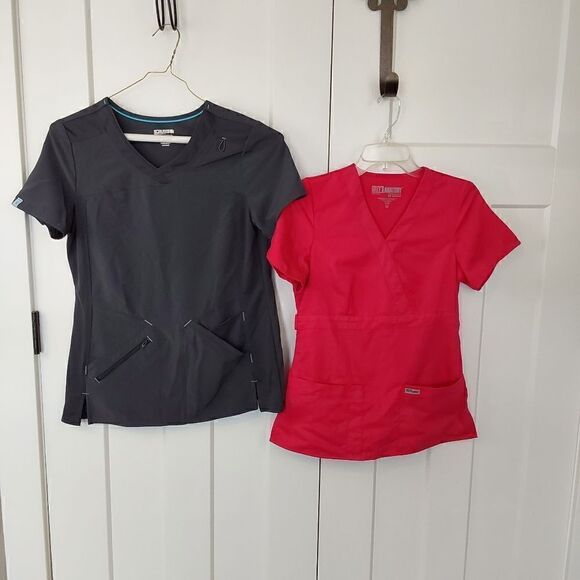 Grey's Anatomy Tops - Two Scrub tops Both Sz XS Scrubstar & Grey's Anatomy